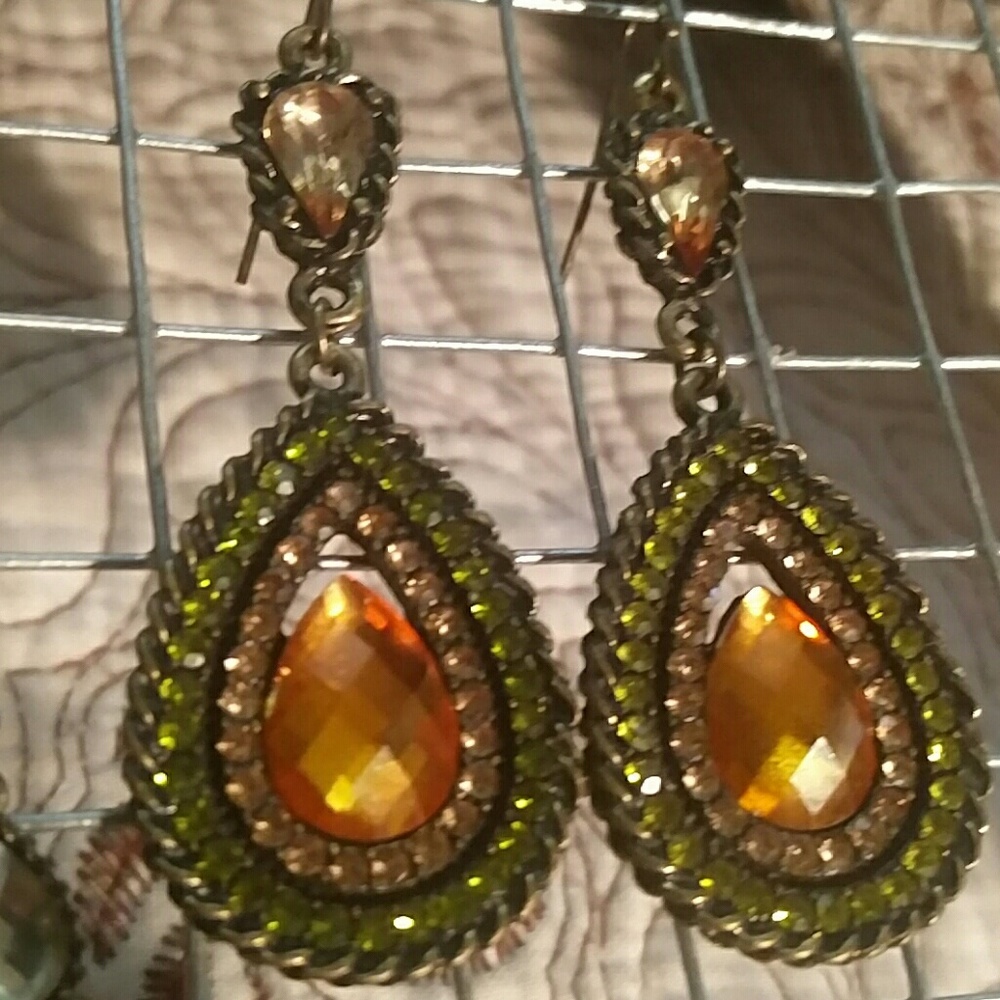 3/$20 Golden drops rhinestone layers
